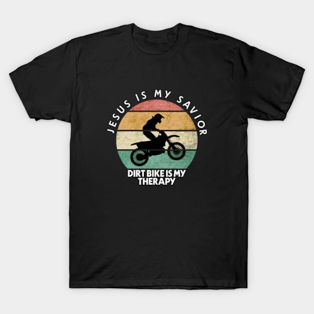 Vintage Dirt Bike T-Shirt by Batrisyiaraniafitri